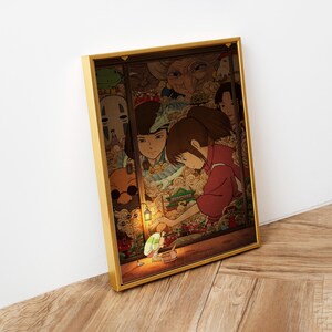 Spirited Away Poster Studio Ghibli Home Decor Hayao Miyazaki Movie Poster Anime Wall Art Anime Studio Ghibli Print Japanese Movie Art 16 image 2