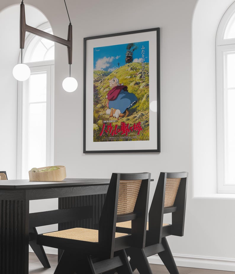 Spirited Away Poster Studio Ghibli Home Decor Hayao Miyazaki Movie Poster Anime Wall Art Anime Studio Ghibli Print Japanese Movie Art 28 image 3