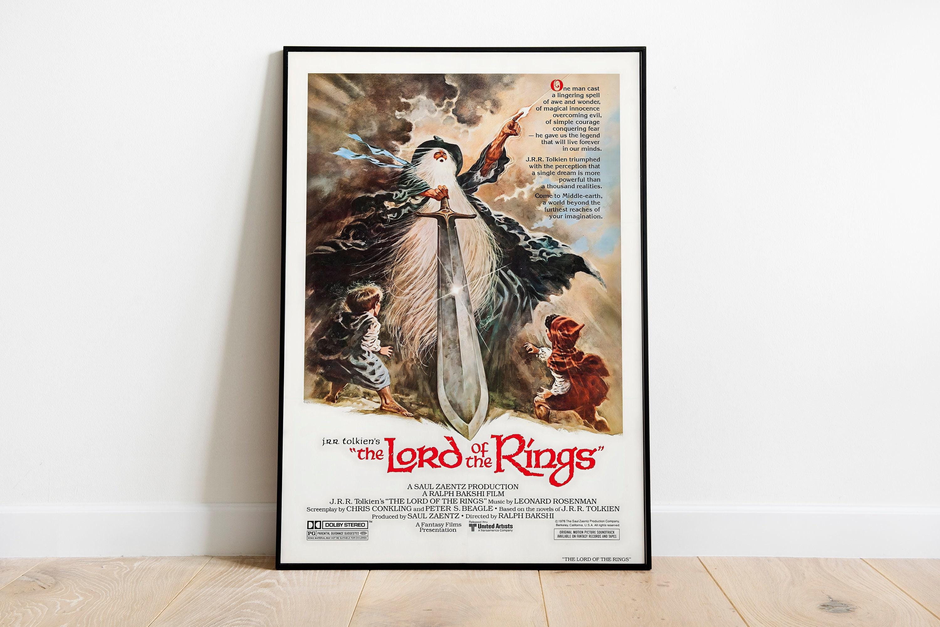 Lord of the Rings (Engels) Poster 40 x 60 cm Wanddecoratie Wanddecoratie