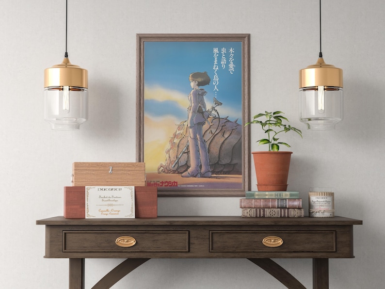 Nausicaä of the Valley of the Wind Poster Studio Ghibli Home Decor Hayao Miyazaki Movie Poster Anime Wall Art Print Japanese Movie Art 22 image 4