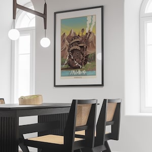 Póster de El viaje de Chihiro, Studio Ghibli, decoración para el hogar, póster de película de Hayao Miyazaki, arte mural de anime, impresión de Studio Ghibli, arte de películas japonesas 10 imagen 3