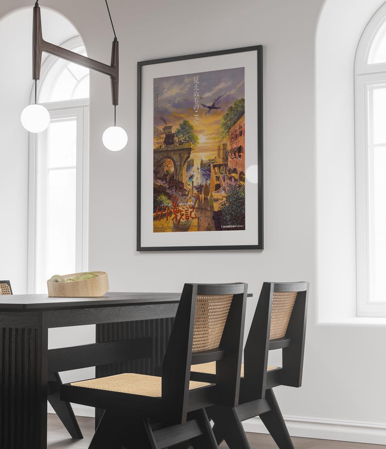 Spirited Away Poster Studio Ghibli Home Decor Hayao Miyazaki Movie Poster Anime Wall Art Anime Studio Ghibli Print Japanese Movie Art 29 image 3