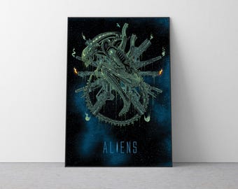 Giger's Alien Vintage Poster Museum HR Ginger 2004 Wizard Genius
