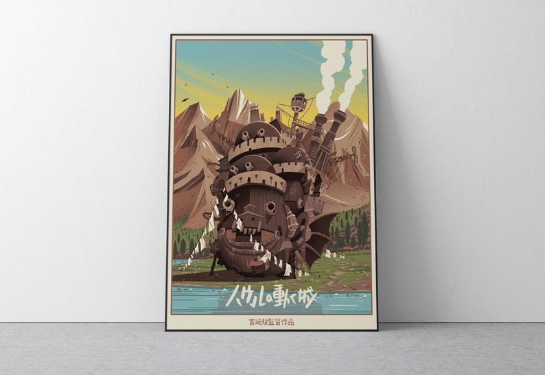 Póster de El viaje de Chihiro, Studio Ghibli, decoración para el hogar, póster de película de Hayao Miyazaki, arte mural de anime, impresión de Studio Ghibli, arte de películas japonesas 10 imagen 1