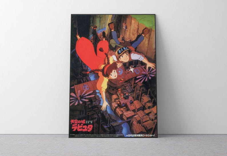Chihiros Reise ins Zauberland Poster Studio Ghibli Home Dekor Hayao Miyazaki Film Poster Anime Wandkunst Anime Studio Ghibli Print Japanischer Film Kunst 35 Bild 1