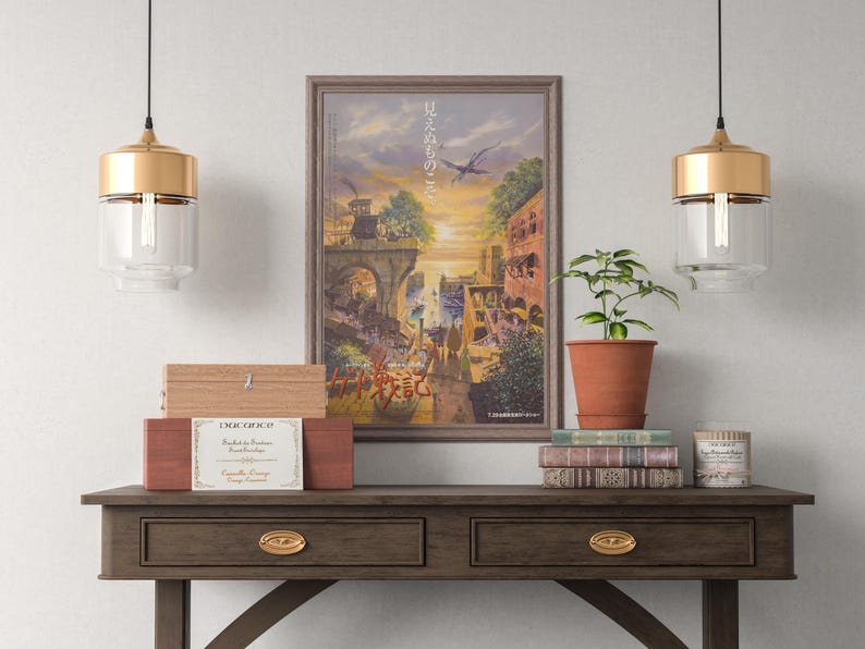 Spirited Away Poster Studio Ghibli Home Decor Hayao Miyazaki Movie Poster Anime Wall Art Anime Studio Ghibli Print Japanese Movie Art 29 image 4