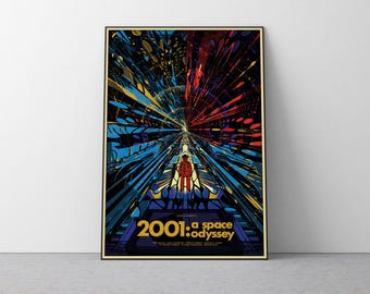 2001年宇宙の旅（1968年）スタンリー・キューブリック映画ポスター復刻