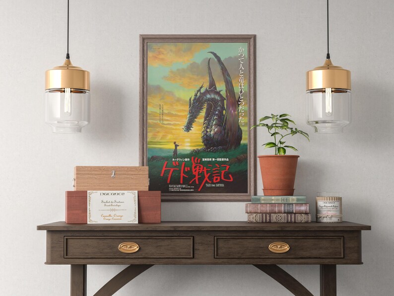 Spirited Away Poster Studio Ghibli Home Decor Hayao Miyazaki Movie Poster Anime Wall Art Anime Studio Ghibli Print Japanese Movie Art 32 image 4