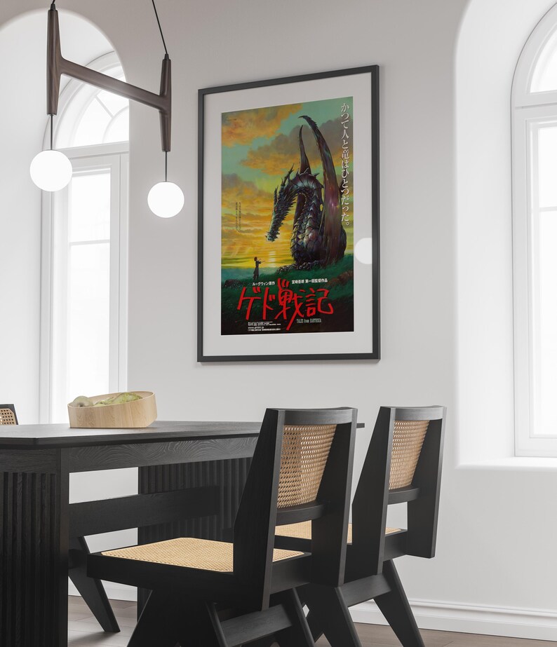 Spirited Away Poster Studio Ghibli Home Decor Hayao Miyazaki Movie Poster Anime Wall Art Anime Studio Ghibli Print Japanese Movie Art 32 image 3