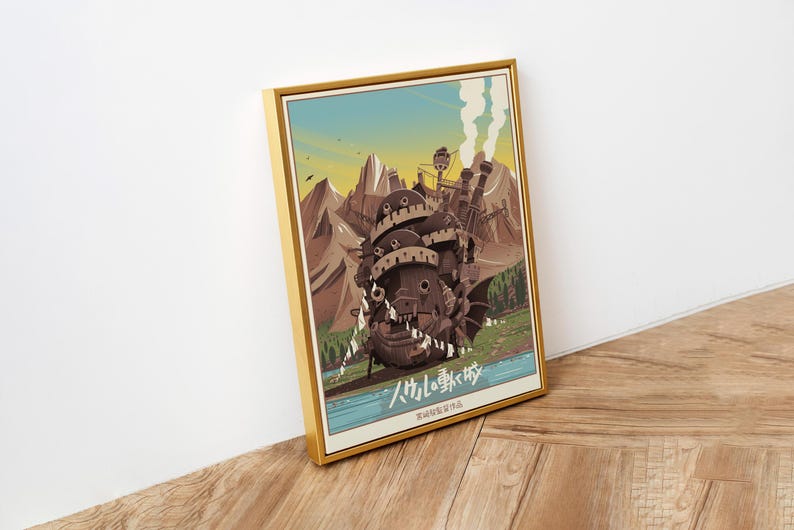 Póster de El viaje de Chihiro, Studio Ghibli, decoración para el hogar, póster de película de Hayao Miyazaki, arte mural de anime, impresión de Studio Ghibli, arte de películas japonesas 10 imagen 2