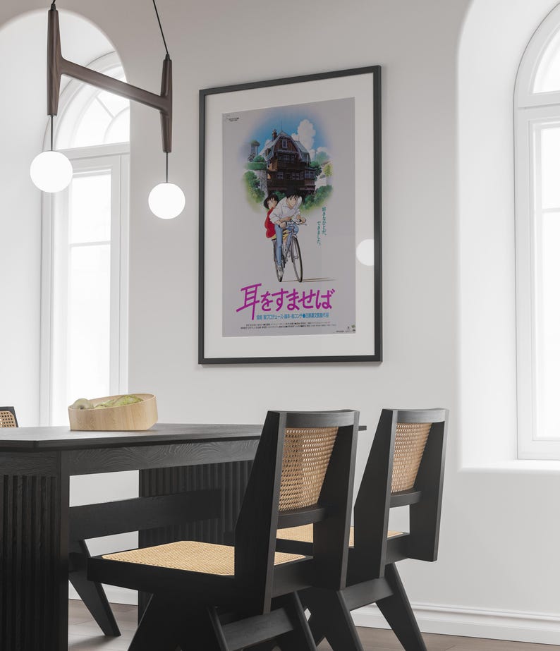 Poster di Spirited Away, decorazione per la casa dello Studio Ghibli, poster del film di Hayao Miyazaki, arte murale anime, stampa dello Studio Ghibli, arte cinematografica giapponese 39 immagine 3