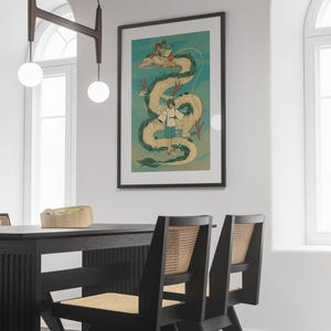 Spirited Away Poster Studio Ghibli Home Decor Hayao Miyazaki Movie Poster Anime Wall Art Anime Studio Ghibli Print Japanse Movie Art 4 afbeelding 3