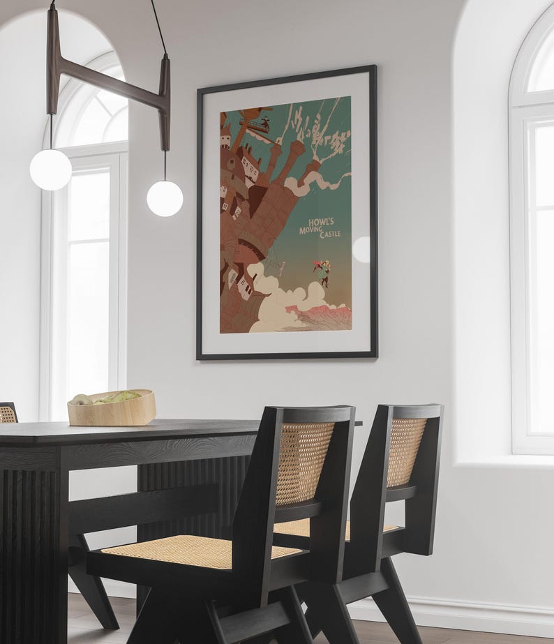 Spirited Away Poster Studio Ghibli Home Decor Hayao Miyazaki Movie Poster Anime Wall Art Anime Studio Ghibli Print Japanese Movie Art 6 image 3
