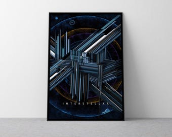 Interstellar Poster Interstellar by Christopher Nolan Wall Art Interstellar Home Decor Art Matthew Mcconaughey Anne Hathaway Poster 2