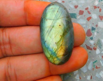 Cabochon multi-flash de pierres précieuses de labradorite, fabrication de bijoux