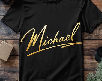 Michael signature Png, 2 png bundle, Signature PNG, Michael Png, Gold Signature Design, Sublimation Download