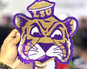 Custom Sequin Patch: Glitter Logo, Name, Face, Events appliques