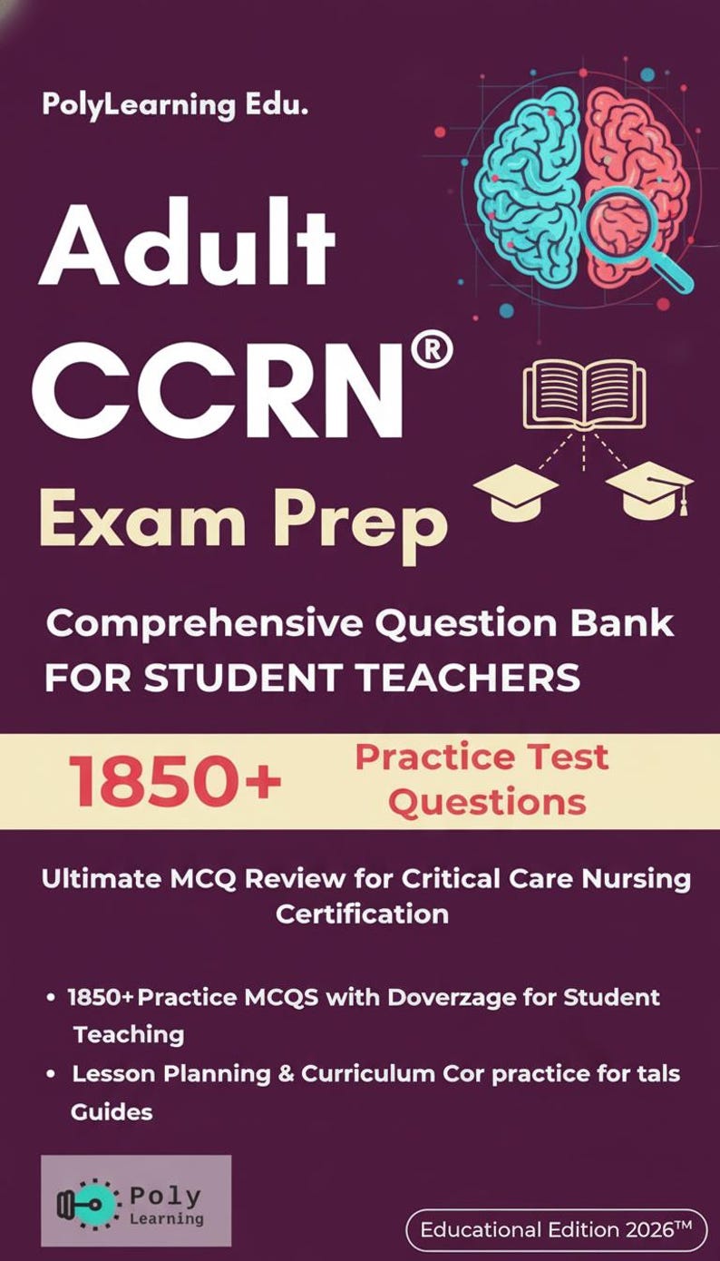 Ccrn Notes.pdf Adult CCRN Exam Prep Workbook | Critical Care Nursing (PDF + Ebook) - Etsy