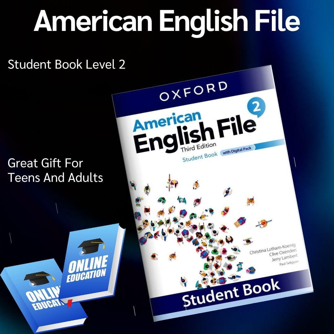 American English File 2 | Oxford Student Book Digital Pack, ESL English ...