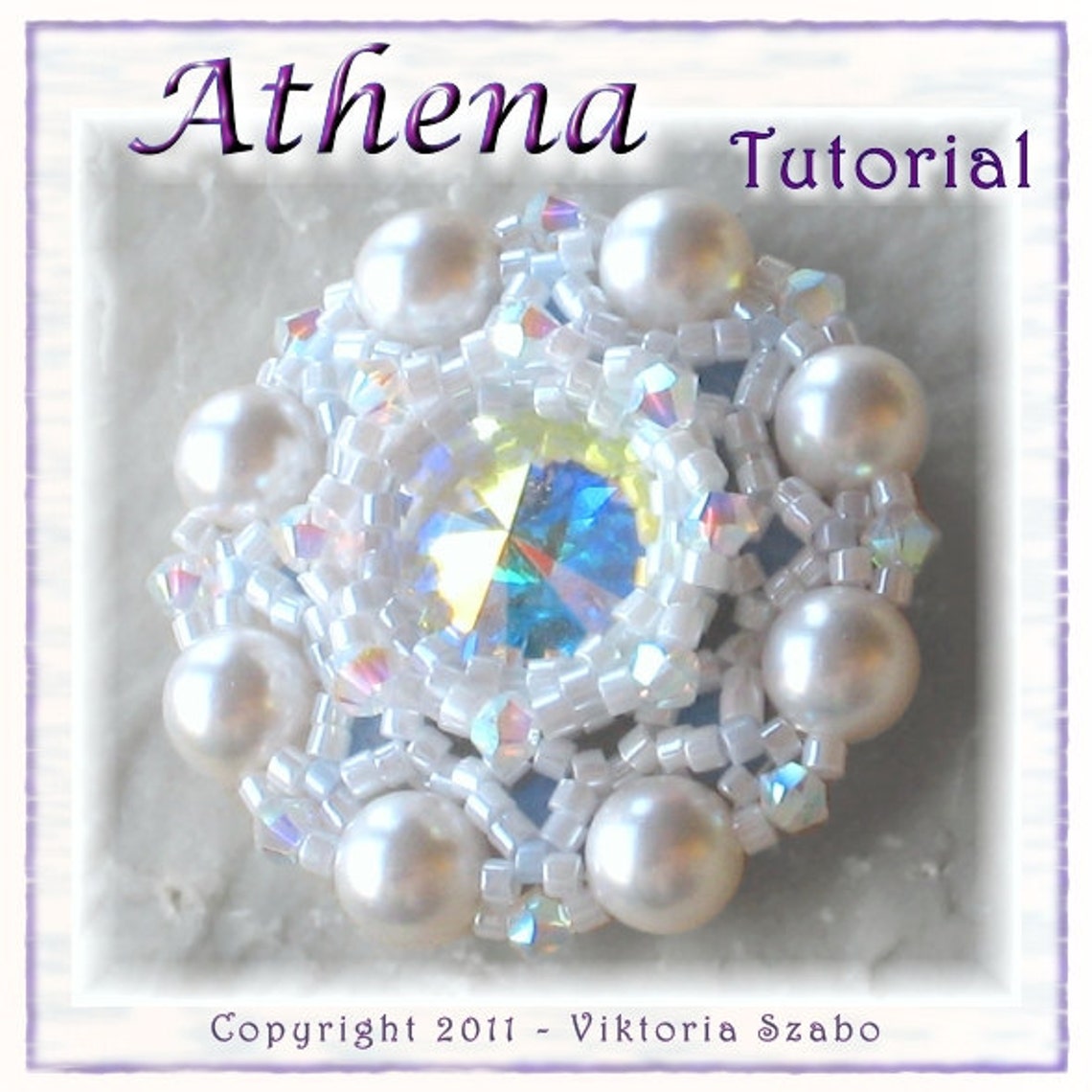 Pendant Beading Tutorial Bead Woven Pendant With Bezeled - Etsy
