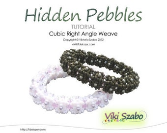 Cubic RAW Bangle Tutorial (Instant Download PDF) Hidden Pebbles