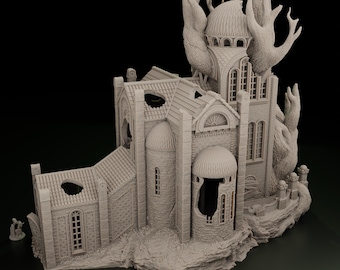 Trench Crusade | Baumtempel | Ruine | Crimson tree Temple | Tabletop Gelände | WW 1 | Fantasy terrain