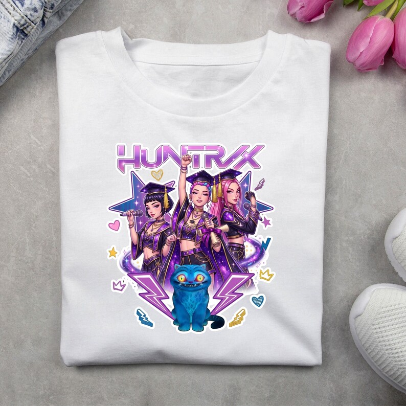 Huntrix Graduation Cap Kpop Demon Hunter Graduation PNG Bundle, Chibi Kpop Png ,class of 2026 ...