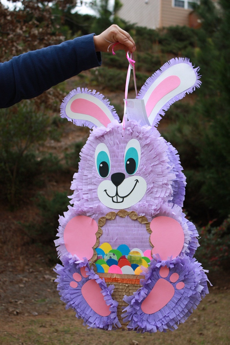 Purple Bunny Pinata - Etsy
