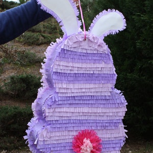 Purple Bunny Pinata Bild 3