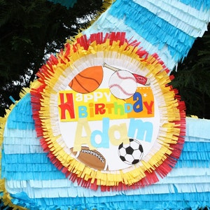 Large Customizable Number Two Pinata. Numero Dos. image 2