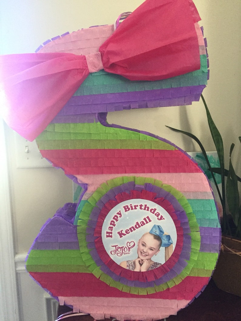 Large Customizable Number Two Pinata. Numero Dos. image 6