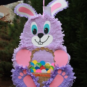 Purple Bunny Pinata Bild 1