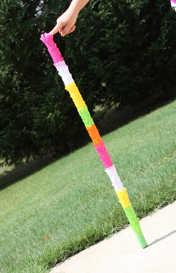 Palo de pinata decorado para que coincida con su piñata Etsy