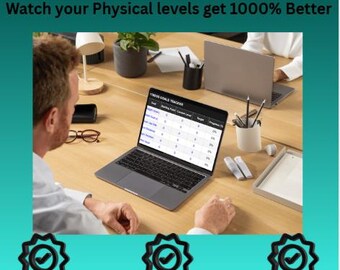 Fitness Project Tracker Spreadsheet | Workout, Progress & Goal Planning Template