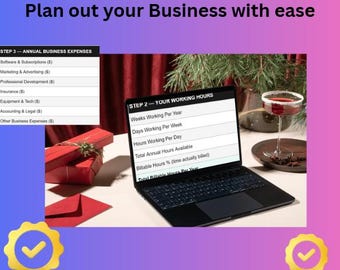 Freelance Rate Calculator Spreadsheet | Pricing, Income & Profit Planner for Freelancers