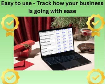 Profit n Loss Tracker Spreadsheet | Business Income & Expense Statement Template |