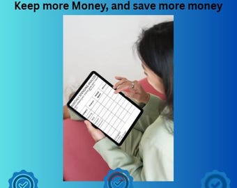 Stop Overspending Spreadsheet | Monthly Spending & Expense Tracker