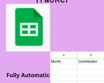 Emergency Fund Tracker Spreadsheet - Savings Goal Tracker - Google Sheets - Personal Finance Template