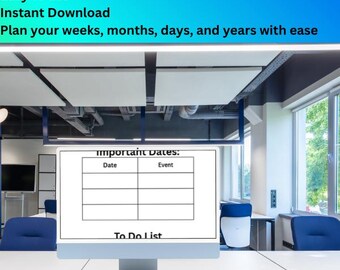 Multiple Different Page Planner - Editable - Template - Printable - Finance, business, family - Has Everything