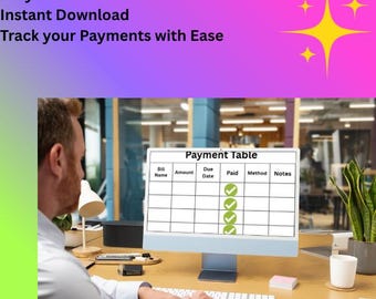 Bill Payment Checklist - Monthly Bill Tracker - Finance Organizer