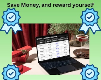 Weekly Money Challenge Tracker Google Sheets Template 52 Week Savings Challenge