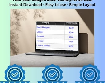 Personal Finance Audit Spreadsheet | Income, Spending & Savings Review Template