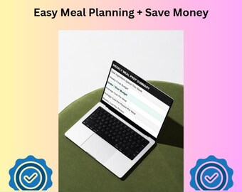 Family Meal Cost Planner - Google Sheets - Food Spreadsheet - Save Money Easily