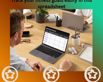 Health & Fitness Project Planner | Workout, Routine Progress Spreadsheet