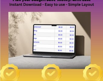Minimalist Budget Planner Google Sheets Template Simple Monthly Finance Tracker