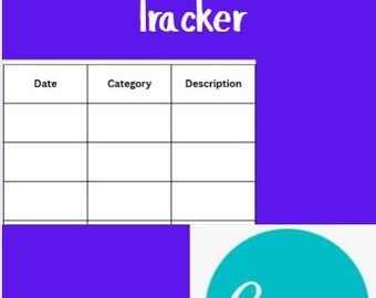 Weekly Expense Tracker - Editable - Personal Finance - Money Tracking Sheet