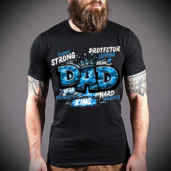 King Dad Camouflage | Father’s Day Shirt Design, Luxury Streetwear Graphic (Digital Download)