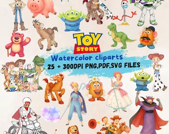 Toy 5 Story PNG Bundle,Buzz Lightyear,Woody Jessie PNG,Alphabet, Toy Story Birthday Shirt Design, Toy Story Clipart-Instant Download