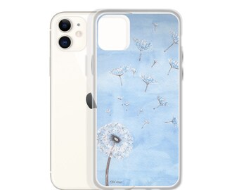 iPhone Case with Original Dandelion Inspirational Art