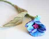Tulip Stem, Handmade Fabric Flower, Everlasting Bouquet, Eco Friendly Wedding, Bridal Flowers, Soft Sculpture Flower, Get Well Flowers